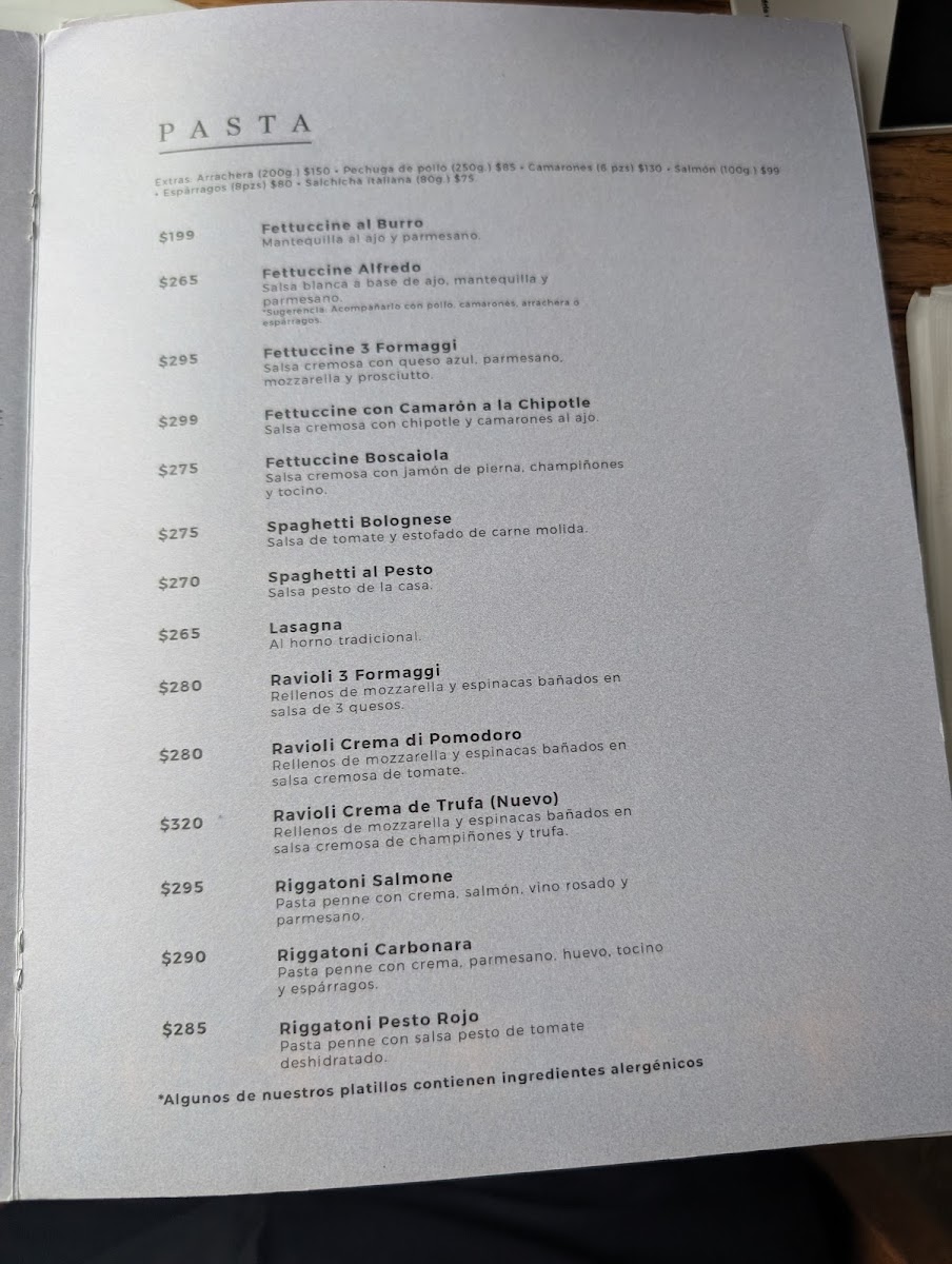 Basilico Cd. Juárez Menu Photo 8