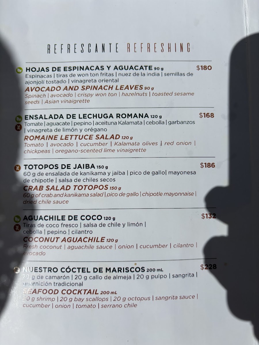 Beach Club Menu Photo 3