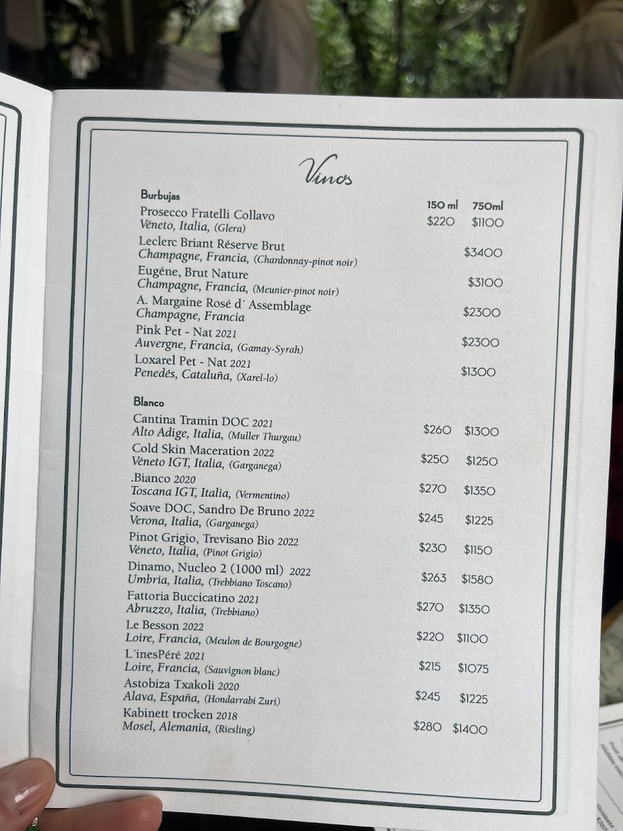 Bella Aurora Menu Photo 9