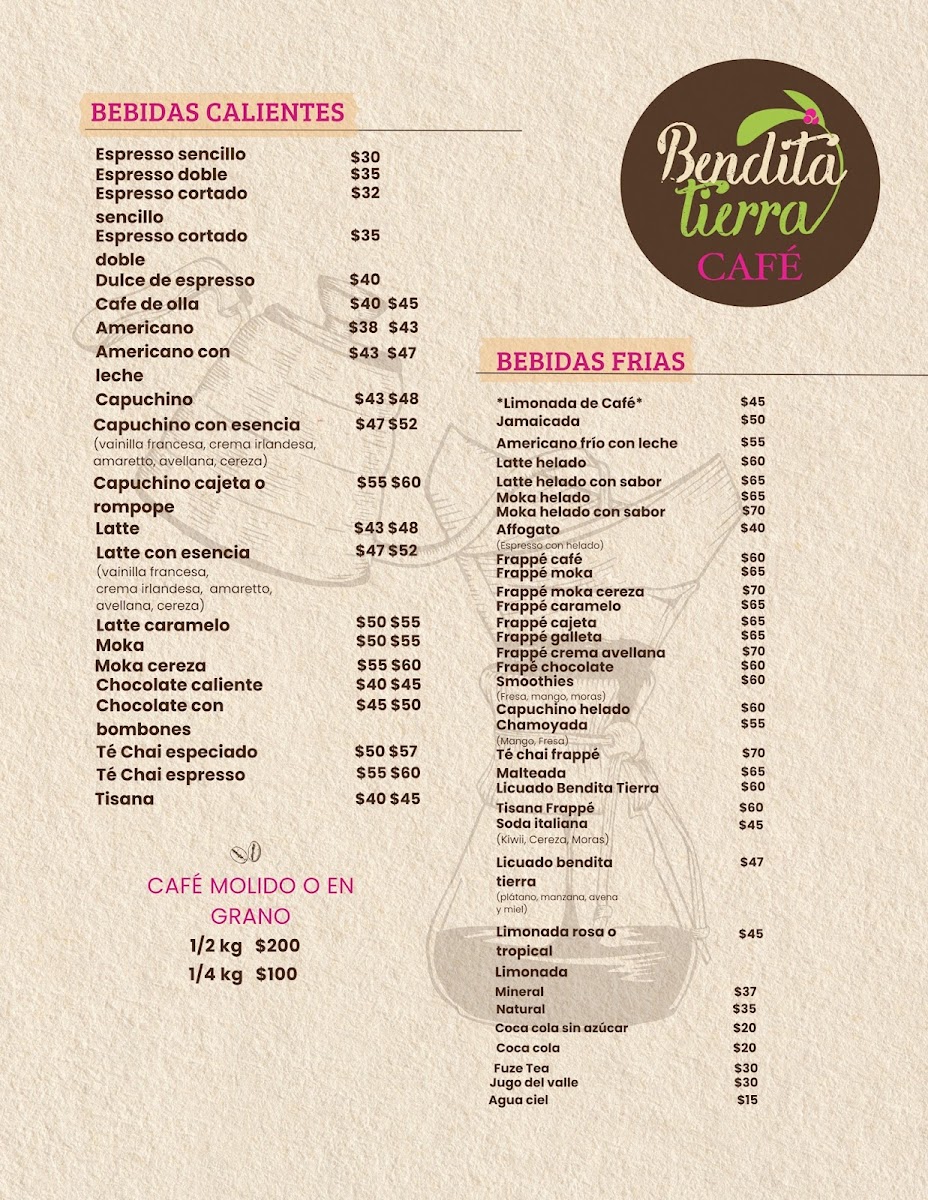 Bendita Tierra Cafe Menu Photo 3