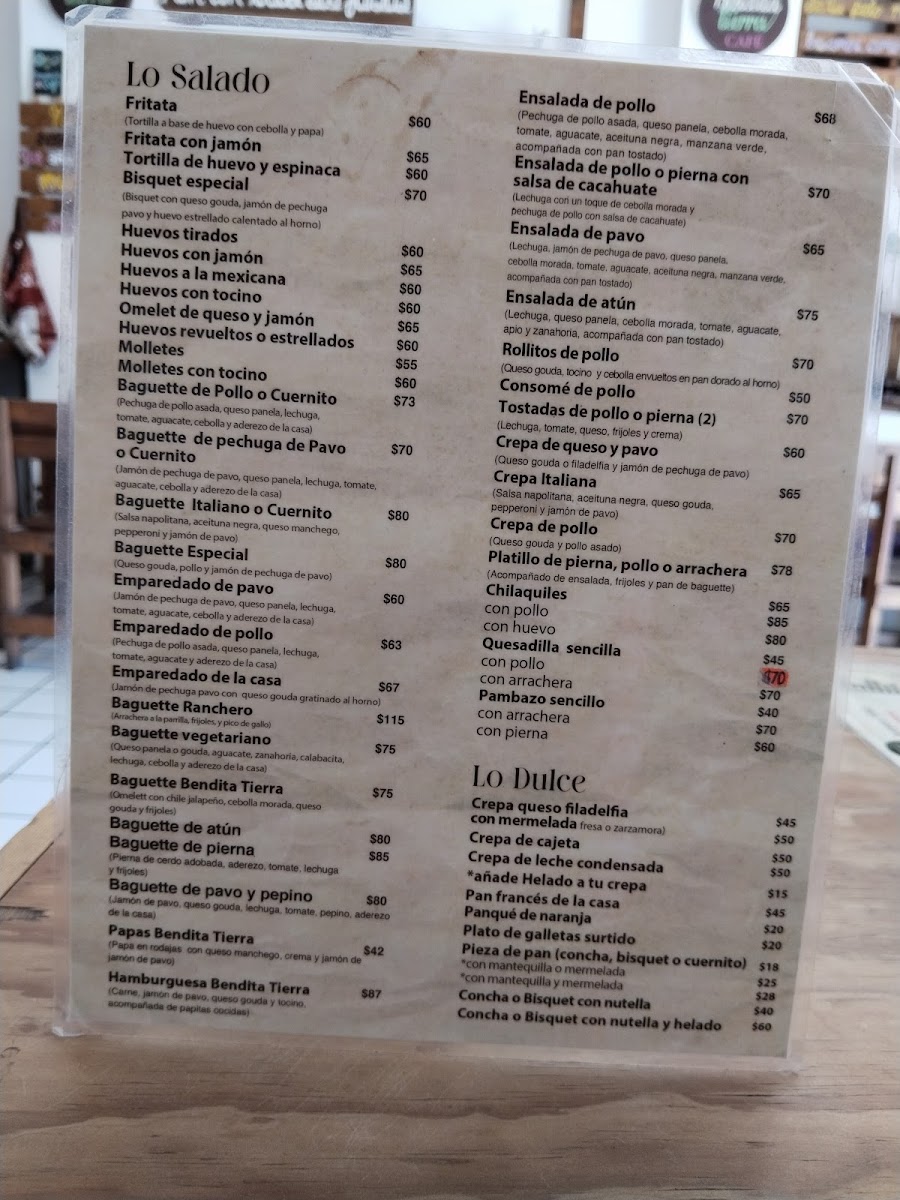 Bendita Tierra Cafe Menu Photo 4