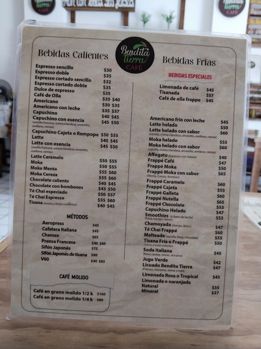 Bendita Tierra Cafe Menu Photo 5