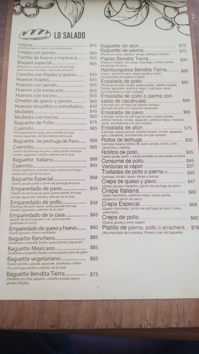 Bendita Tierra Cafe Menu Photo 7