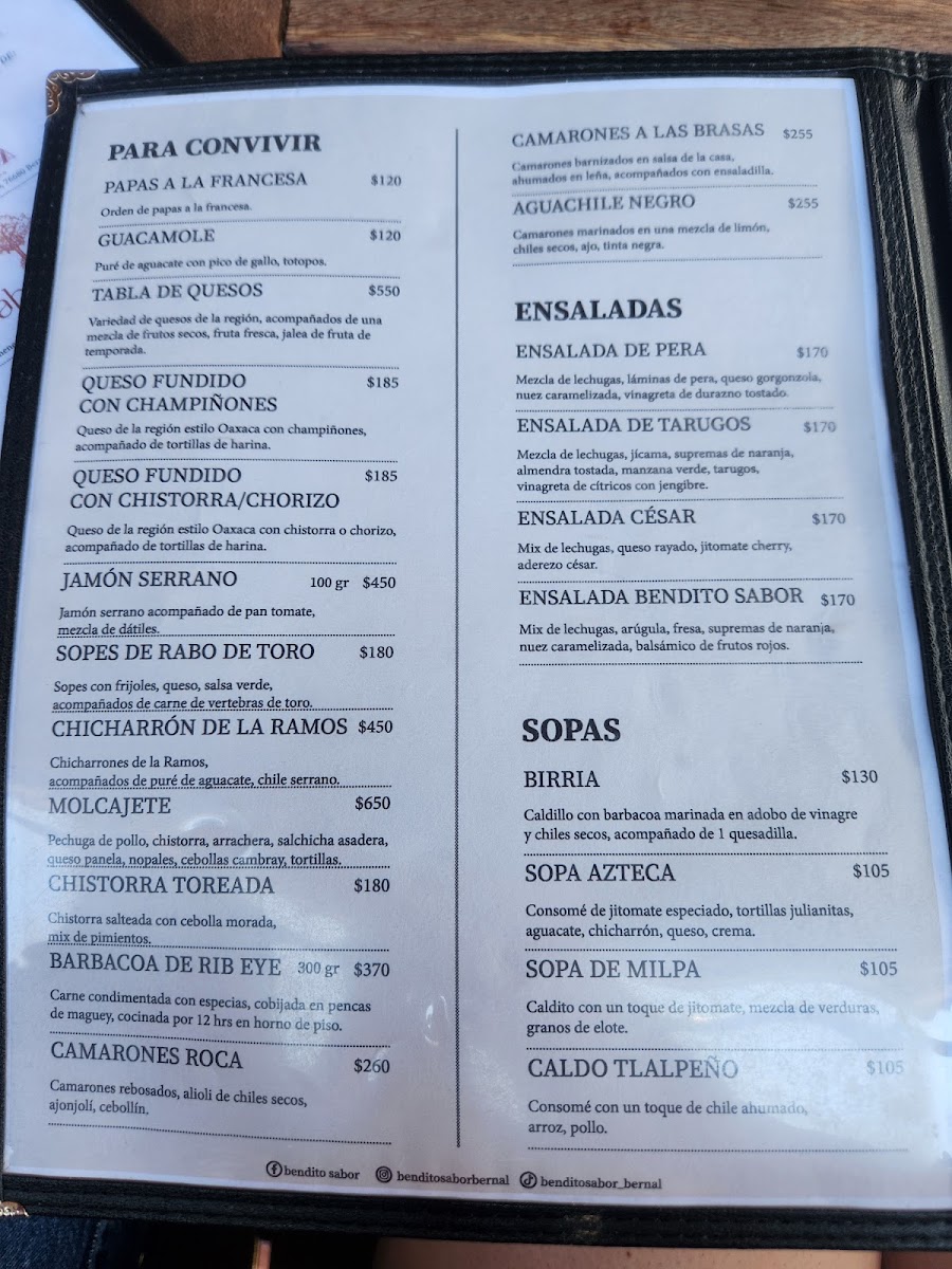 Bendito Sabor Menu Photo 10