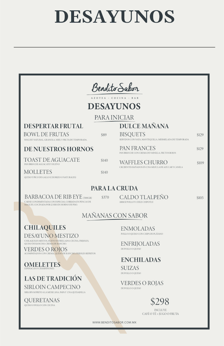 Bendito Sabor Menu Photo 6