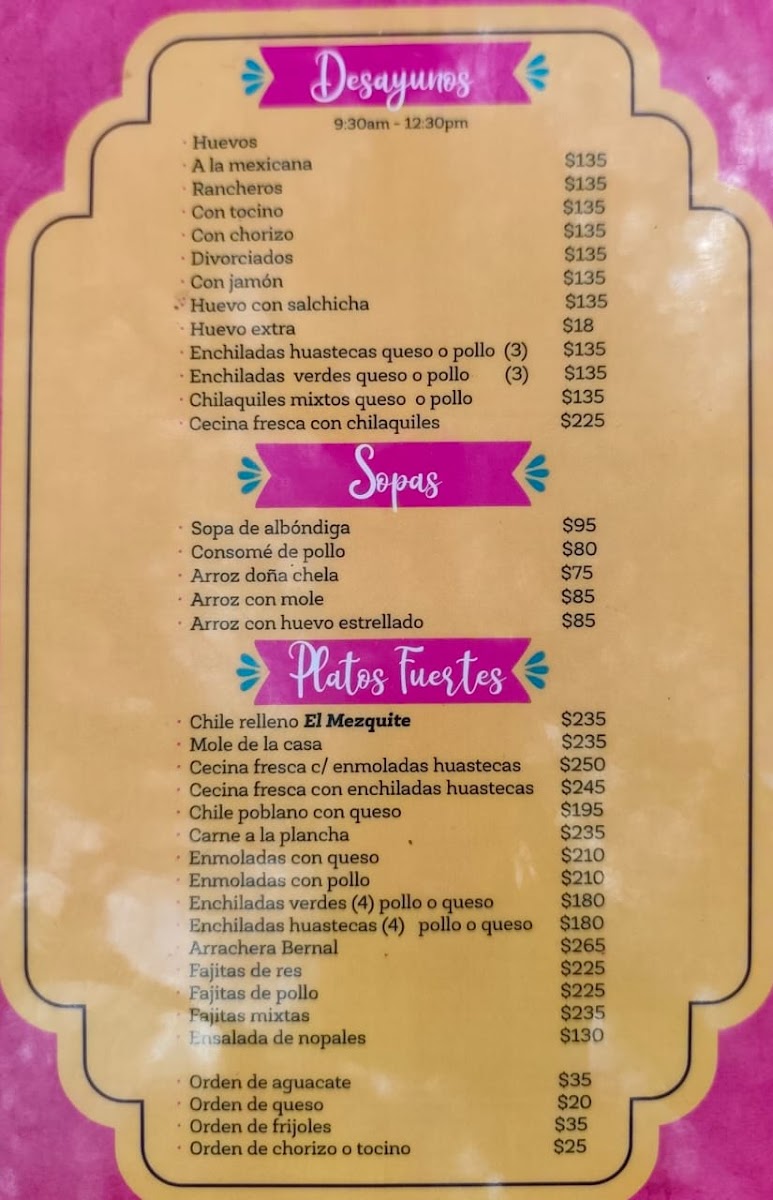 Bendito Sabor Menu Photo 9