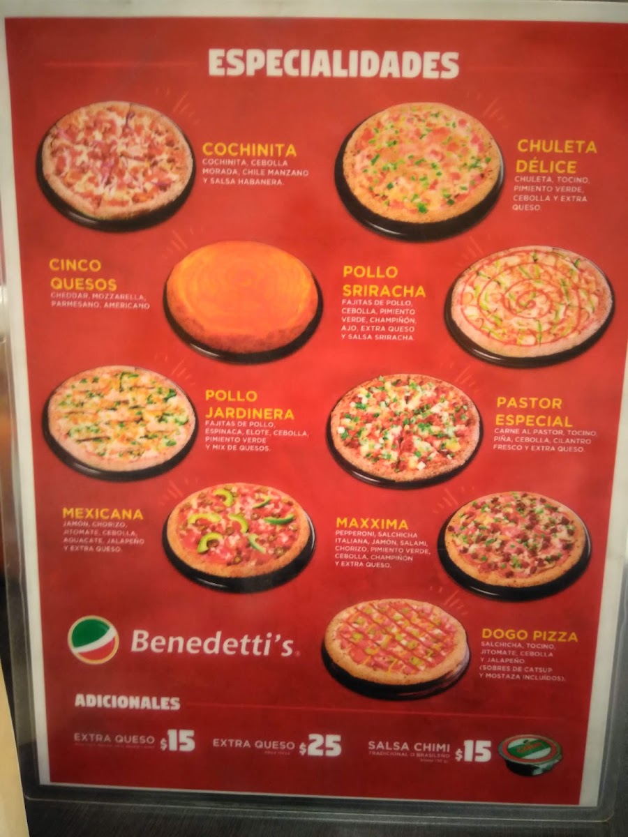 Benedettis Pizza Rojo Gómez Menu Photo 8