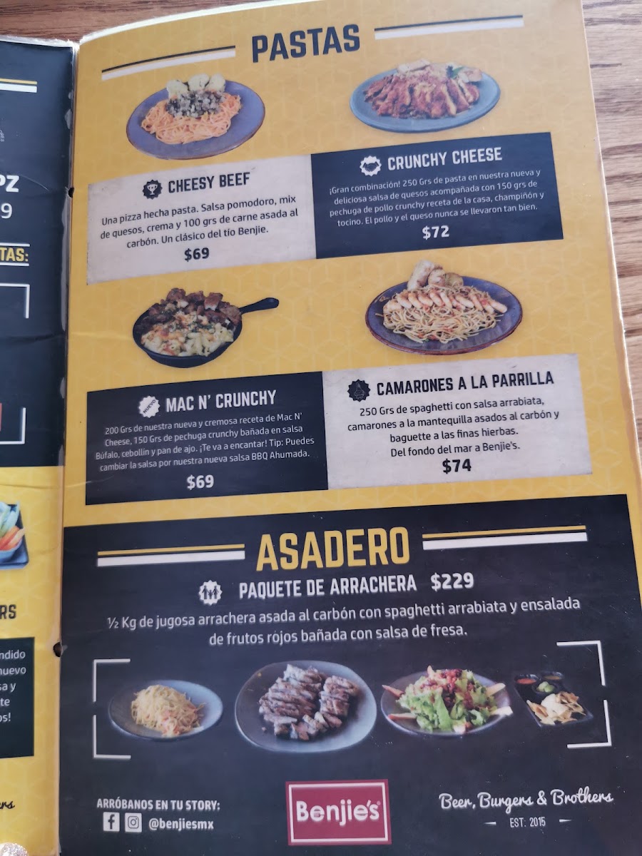 Benjie's Menu Photo 2