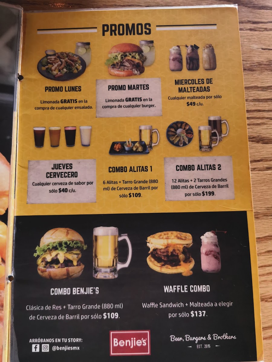 Benjie's Menu Photo 3