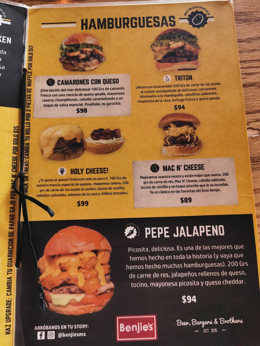 Benjie's Menu Photo 4