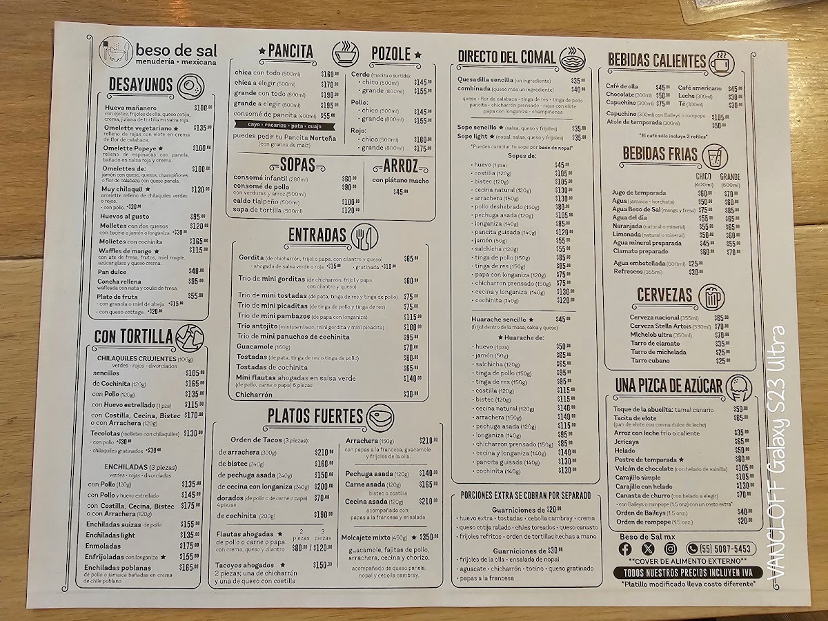 Beso De Sal Menu Photo 2
