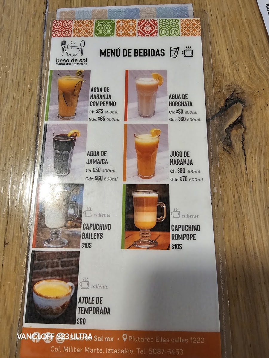 Beso De Sal Menu Photo 7