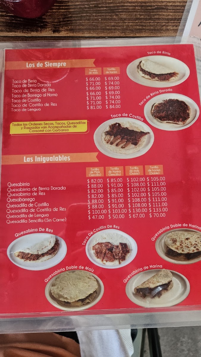 Birriería La Escondida De Don Álvaro Lugo Menu Photo 4