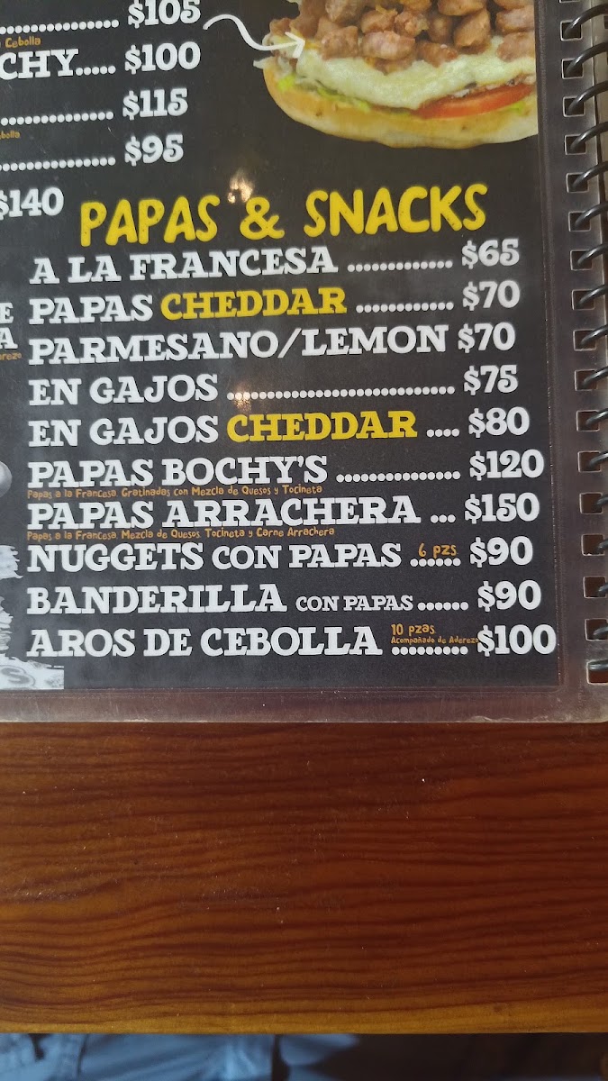 Bochy's Burguer Laureles Menu Photo 2