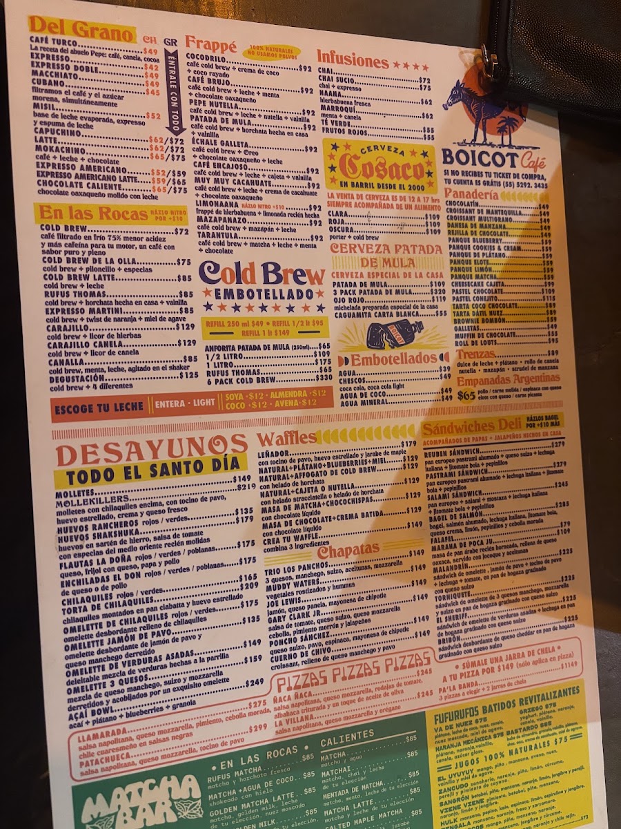 Boicot Café Polanco Menu Photo 7