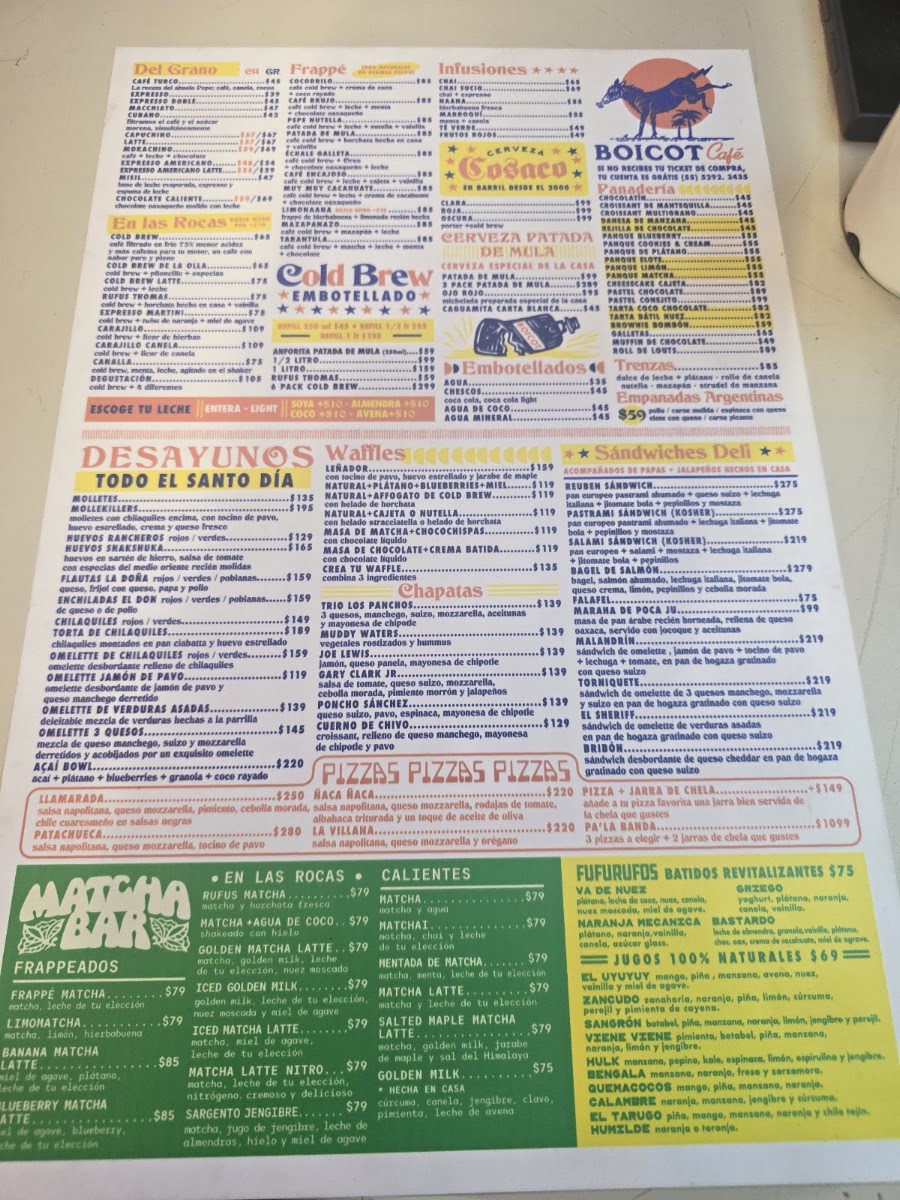 Boicot Café Polanco Menu Photo 8