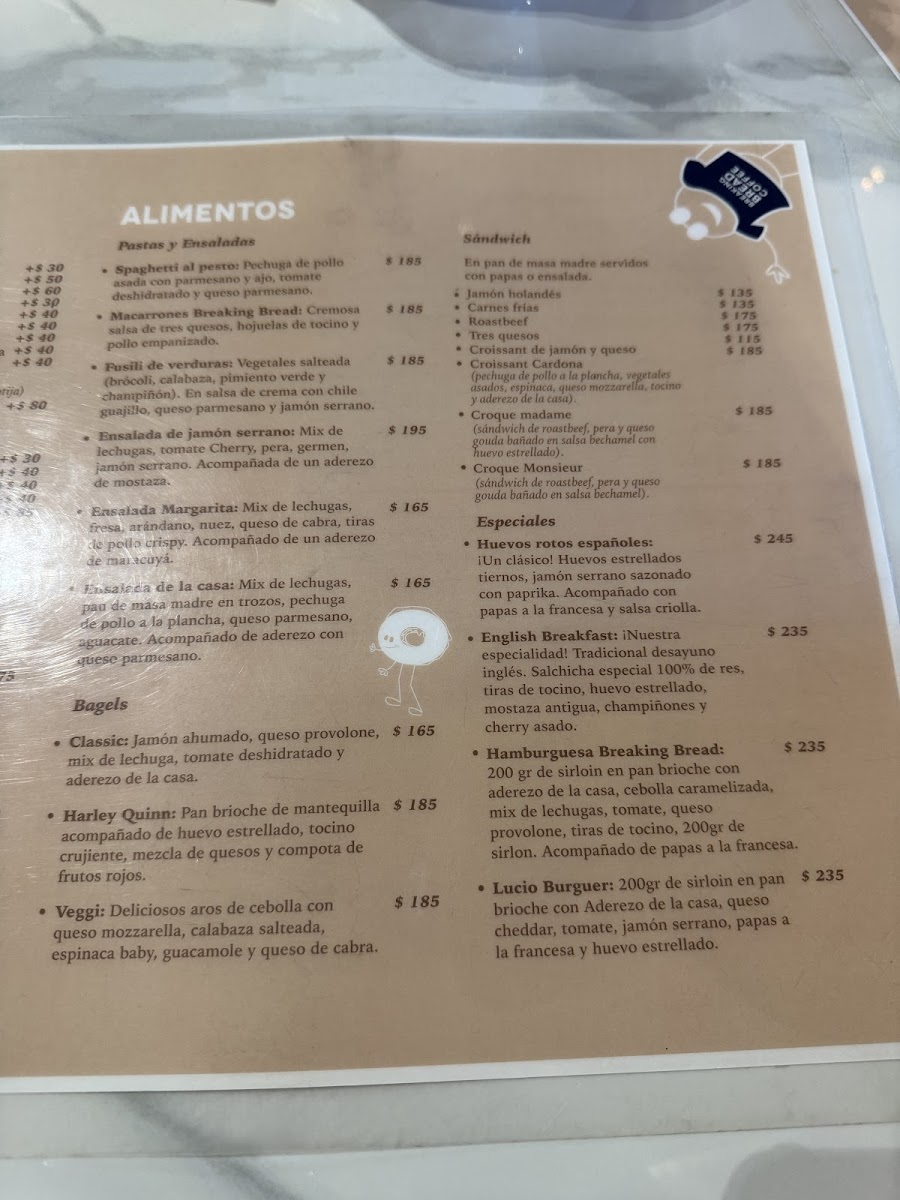 Breaking Bread Coffee Menu Photo 5