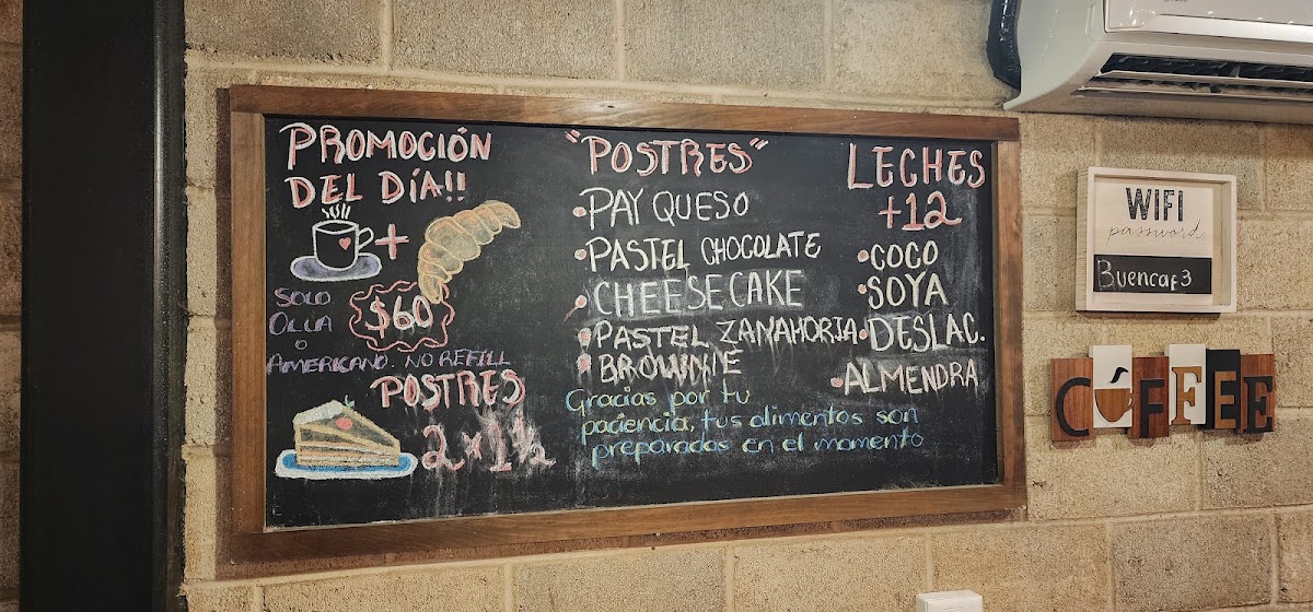 Buen Café Puerto Vallarta Menu Photo 4