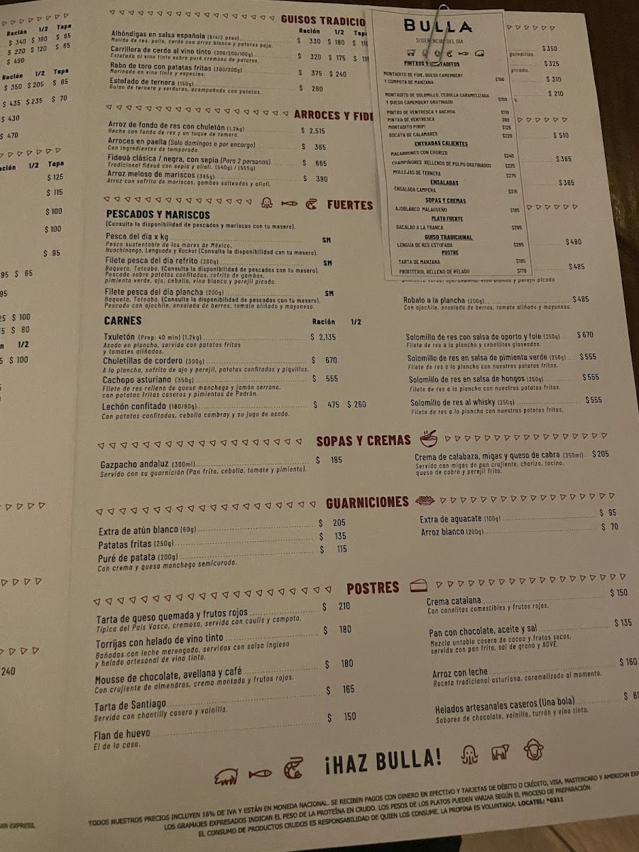 Bulla Condesa Menu Photo 5