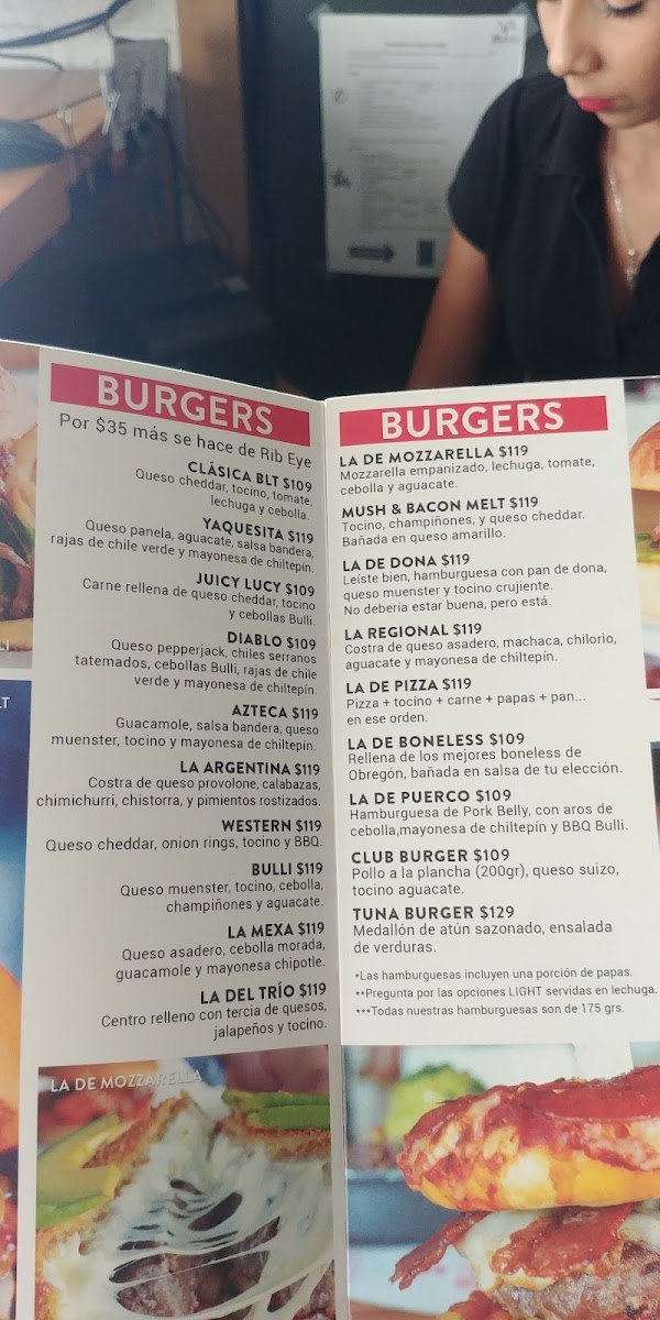 Bulli Burger Grill Menu Photo 4