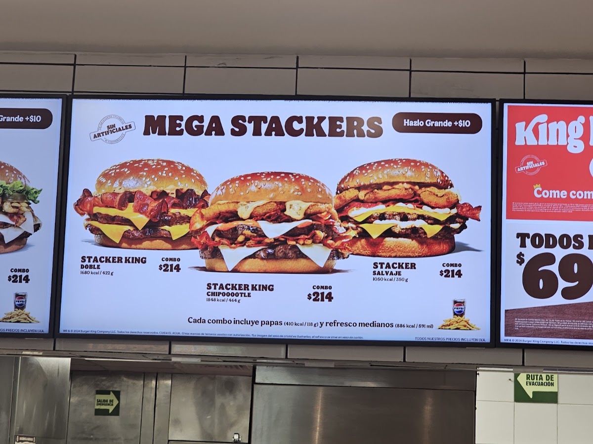 Burger King Diamante Menu Photo 2