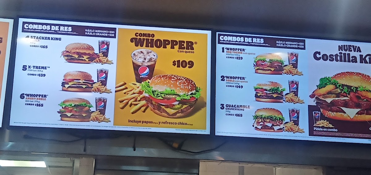 Burger King Diamante Menu Photo 3
