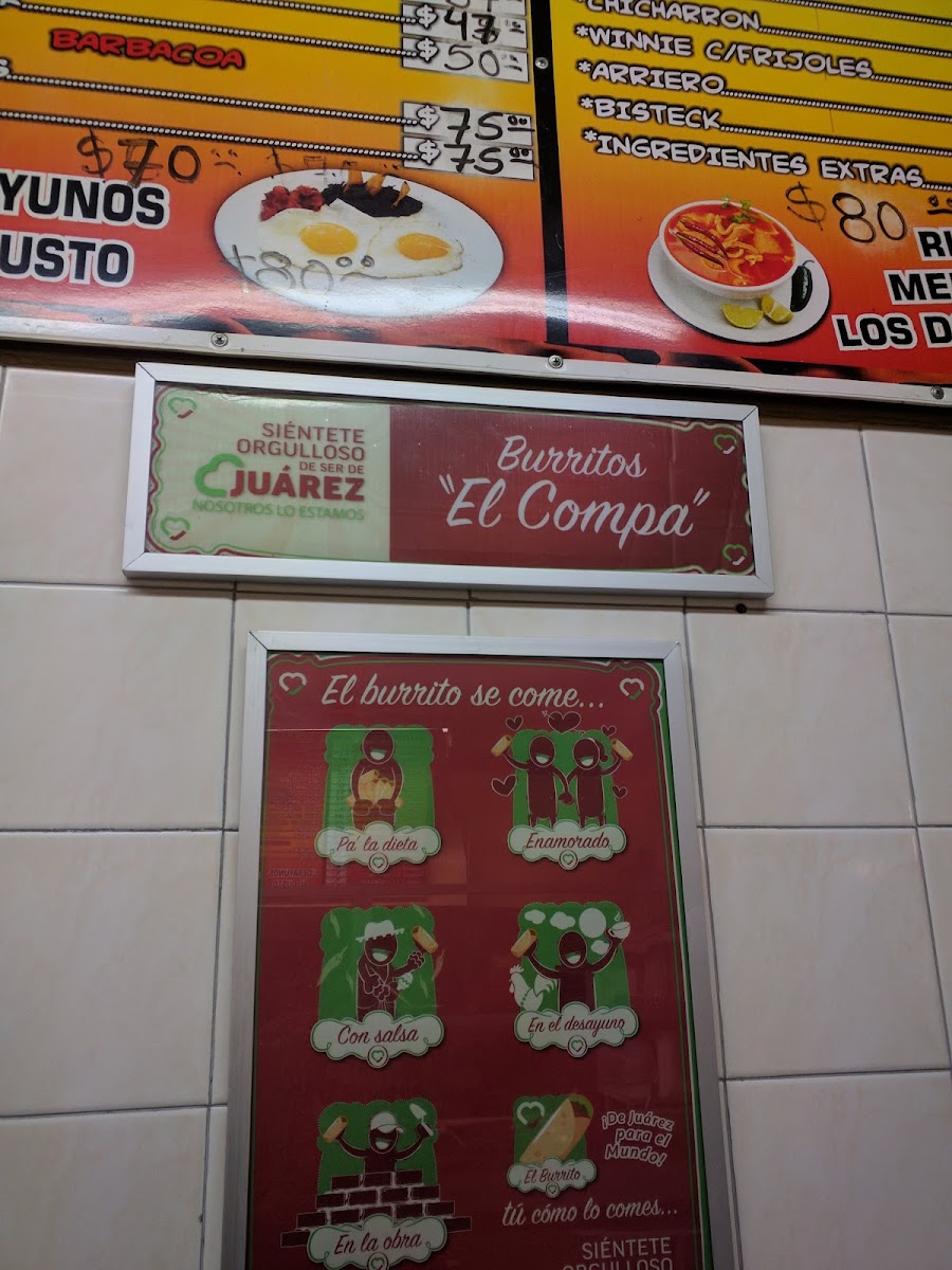 Burritos El Compa Menu Photo 10