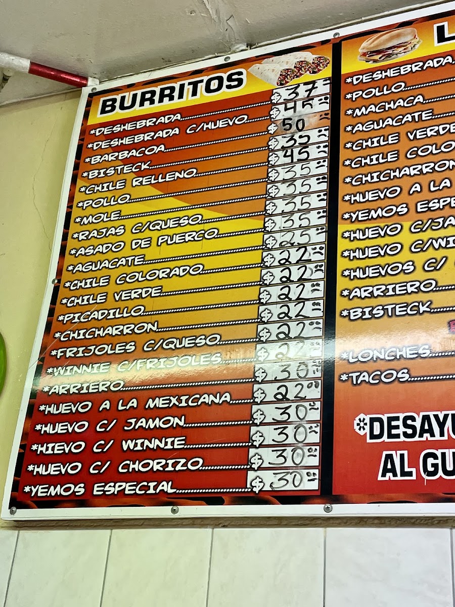 Burritos El Compa Menu Photo 7
