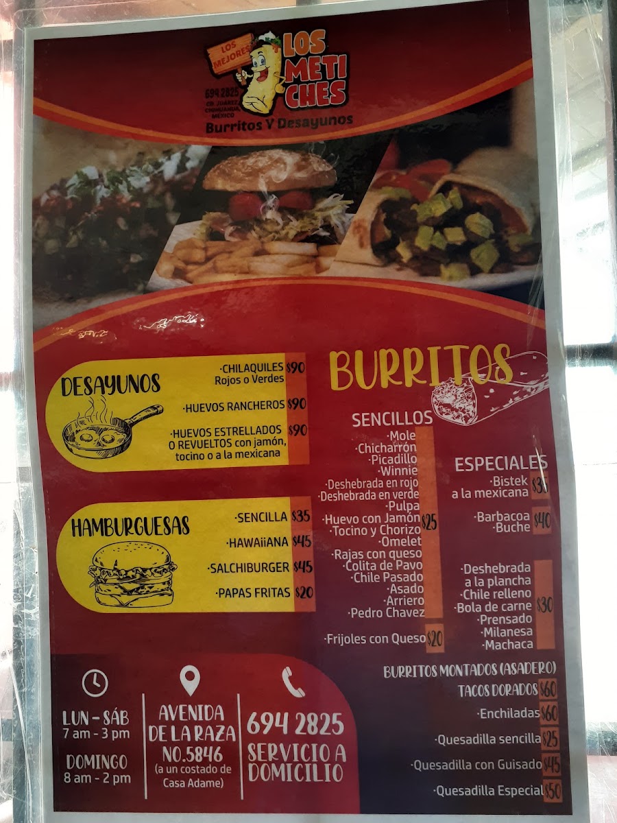 Burritos Los Metiches Menu Photo 4