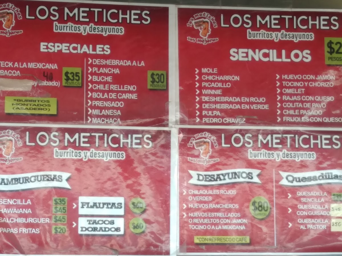 Burritos Los Metiches Menu Photo 7