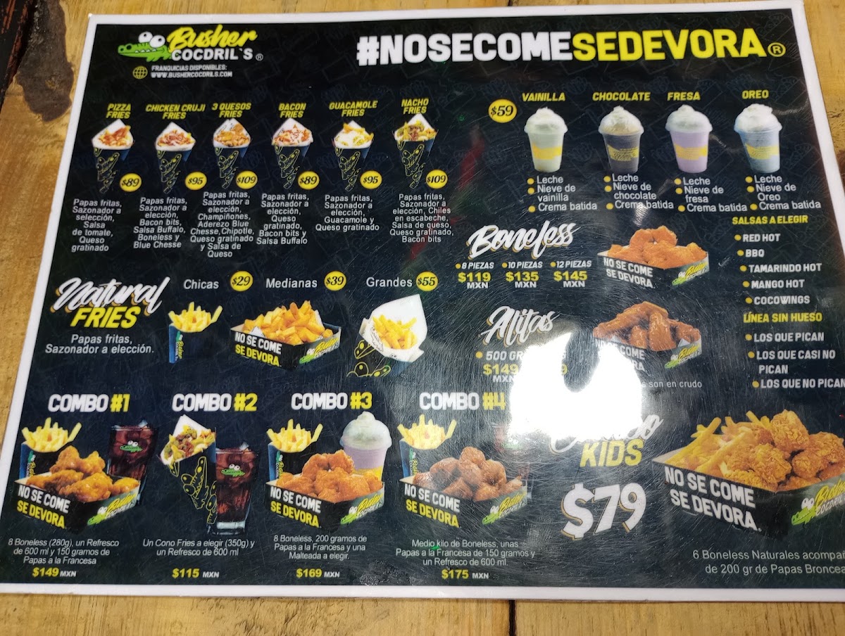 Busher Cocdril's Av. Pantitlán Menu Photo 10