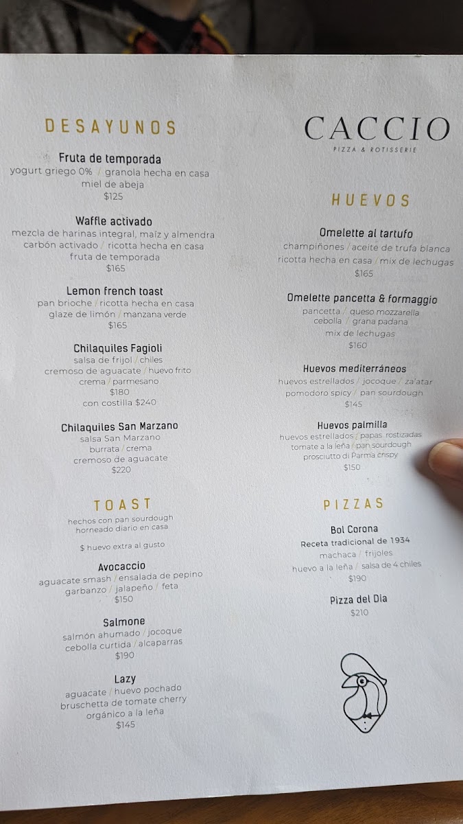 Caccio Pizza & Rotisserie Menu Photo 9
