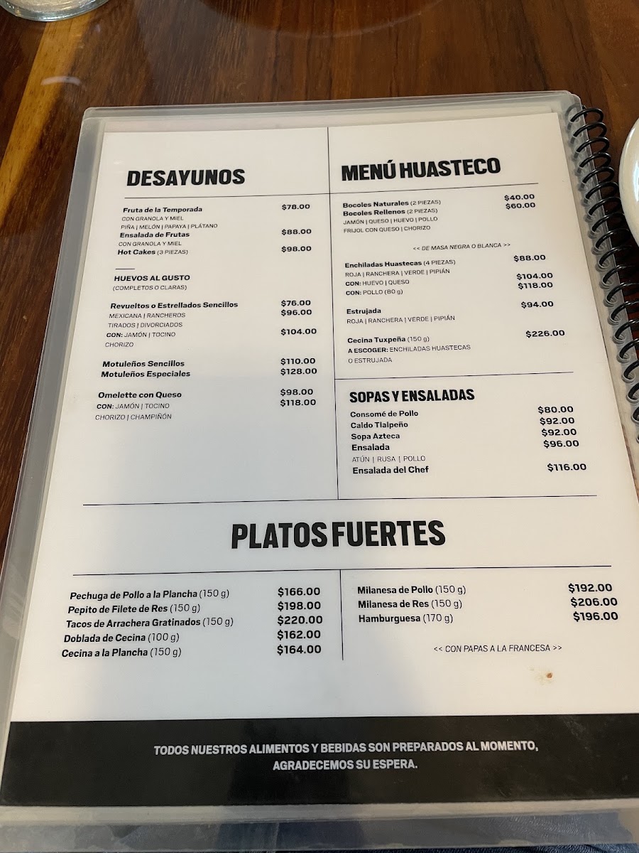 Cafe Andrade Suc.tampico Menu Photo 4