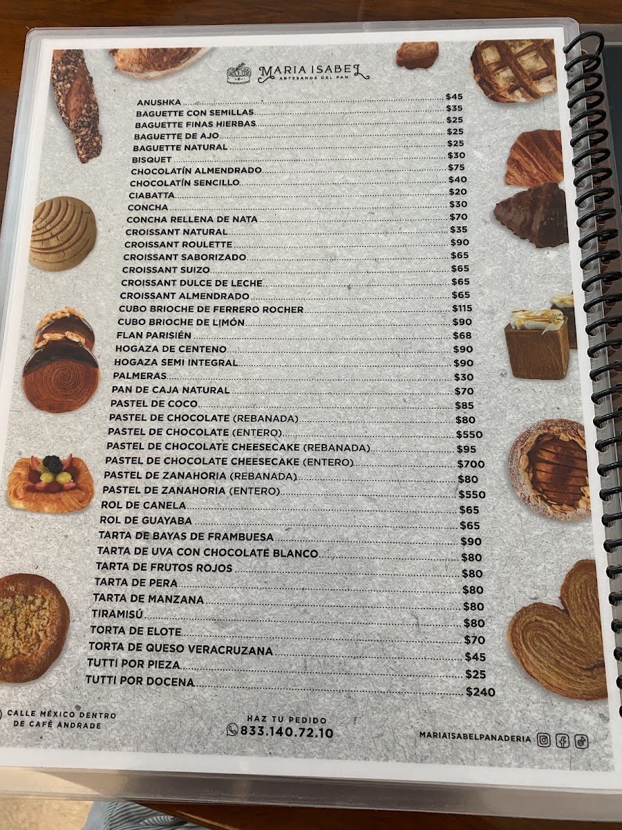 Cafe Andrade Suc.tampico Menu Photo 6