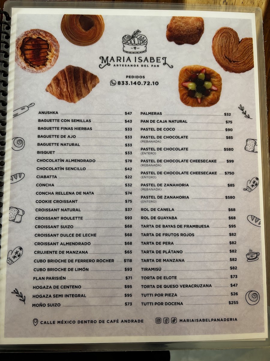 Cafe Andrade Suc.tampico Menu Photo 7