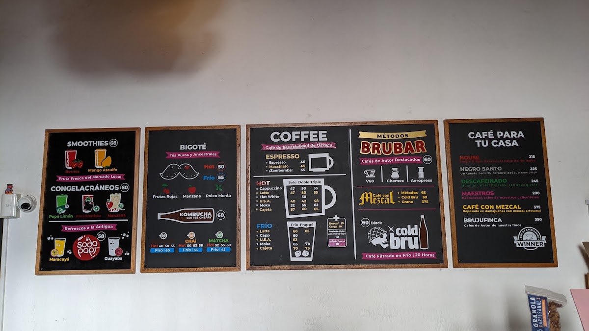 Café Brújula Alcalá Café De Especialidad De Oaxaca, México Menu Photo 2