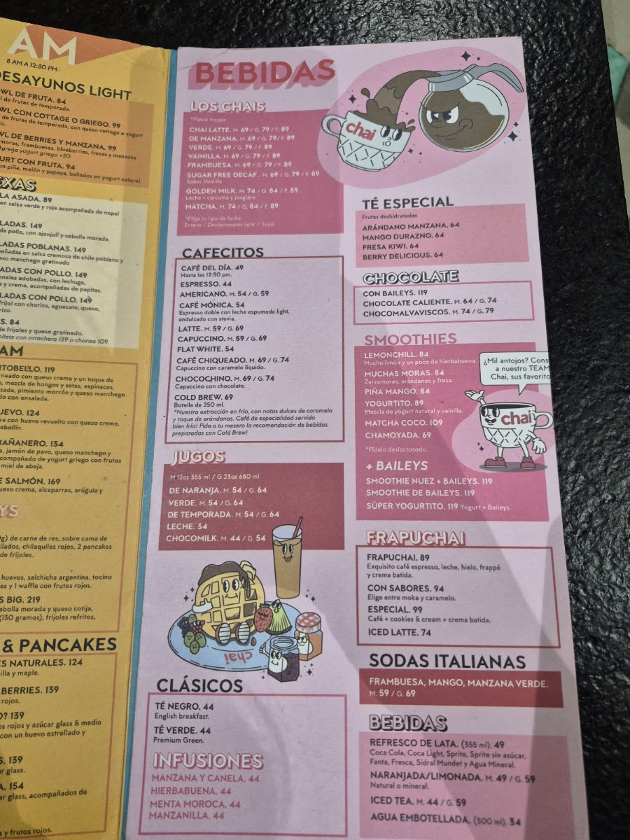 Cafe Chai Ex Convento Menu Photo 4