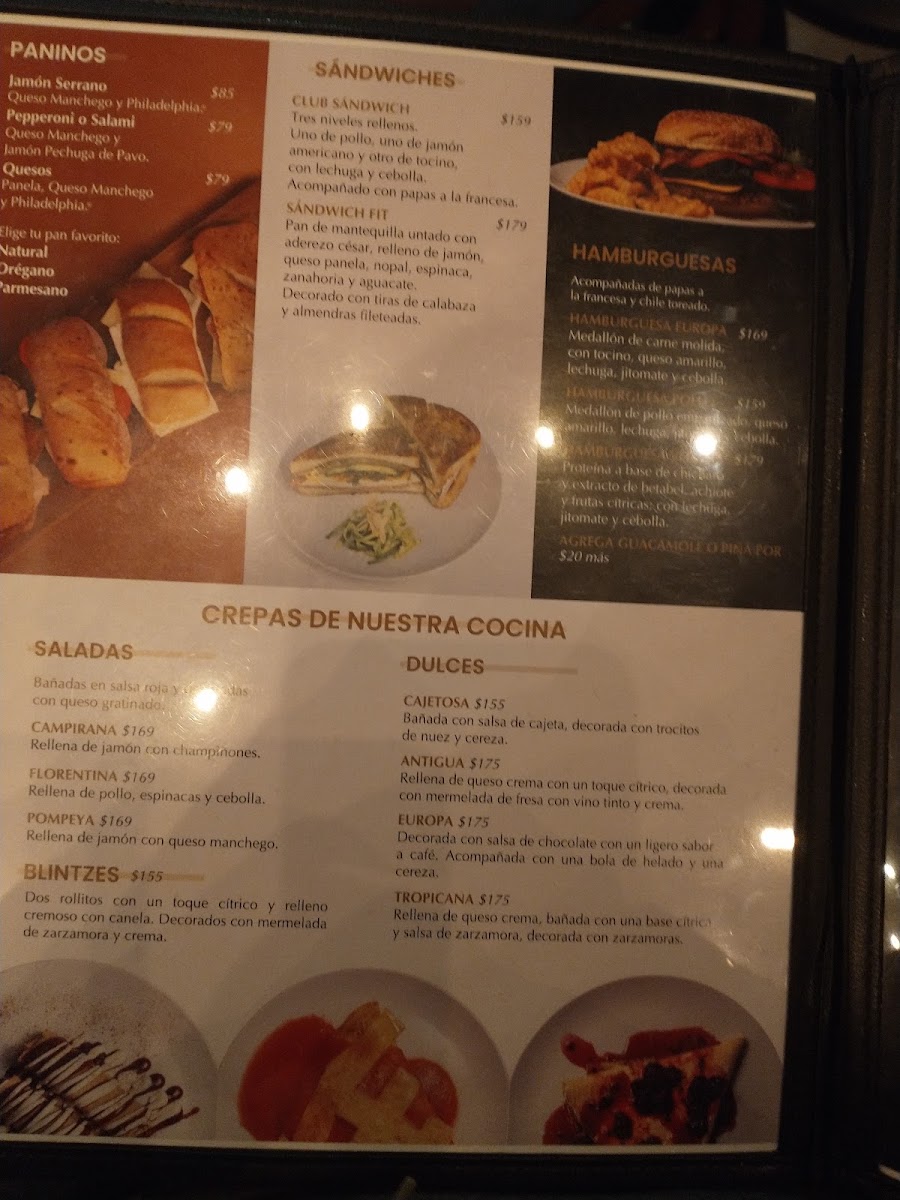 Cafe Europa Restaurante La Cabaña Menu Photo 3