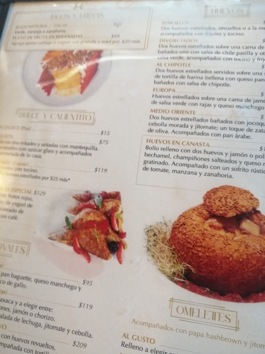 Cafe Europa Restaurante La Cabaña Menu Photo 6