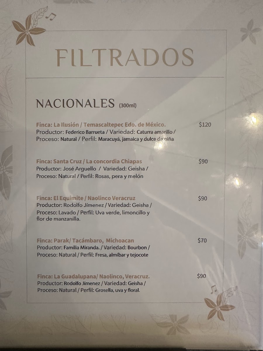 Café Memorias De Un Barista Menu Photo 4