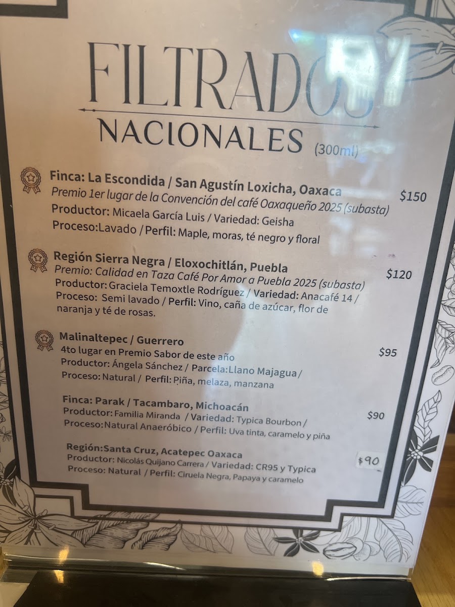 Café Memorias De Un Barista Menu Photo 6