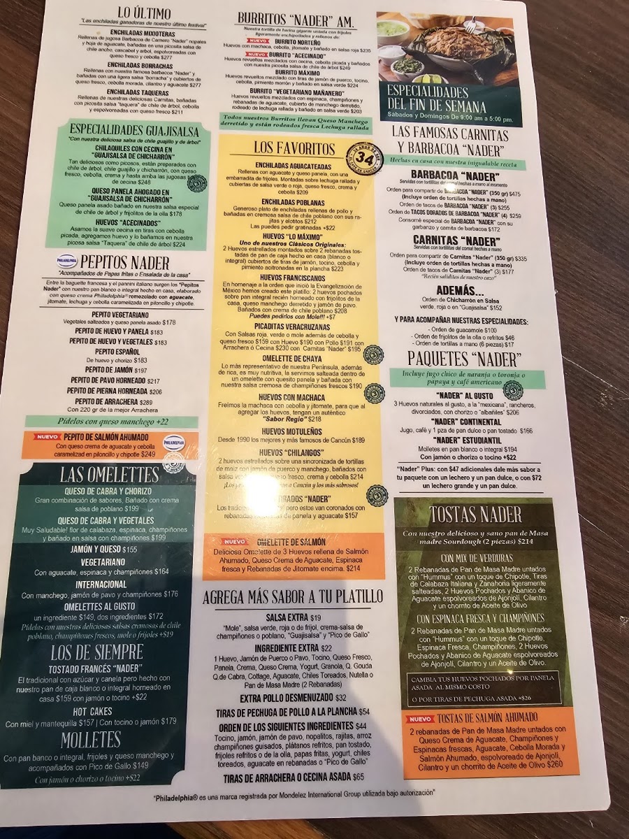 Cafe Nader Xpuhil Menu Photo 2