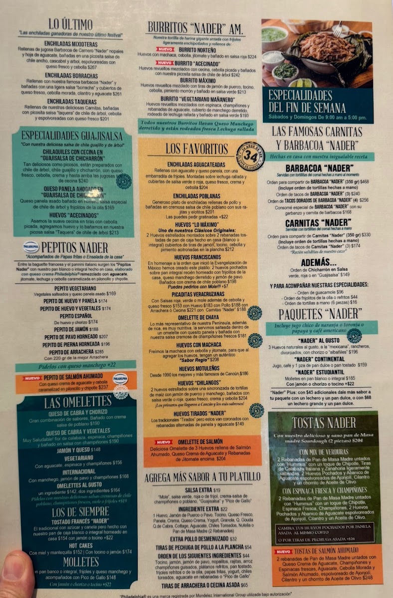 Cafe Nader Xpuhil Menu Photo 3