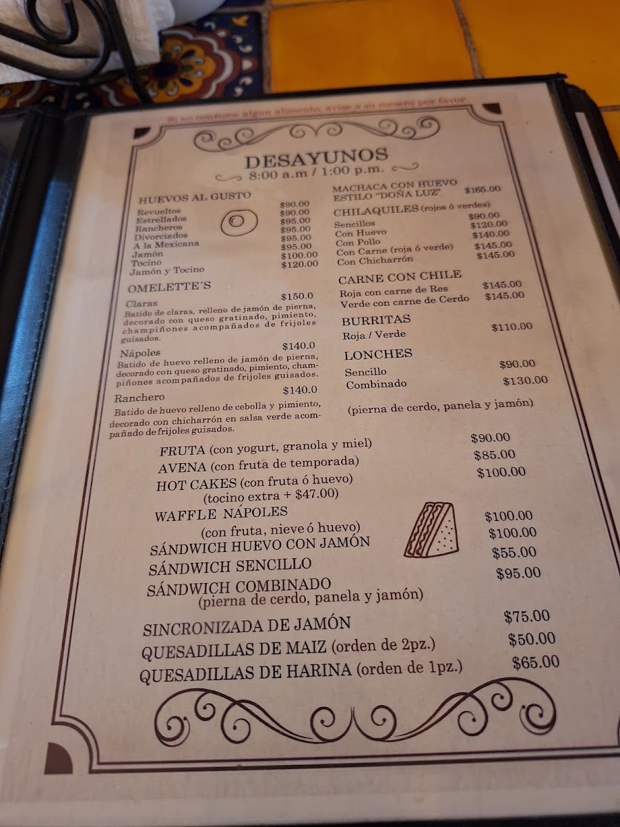 Cafe Napoles Menu Photo 2