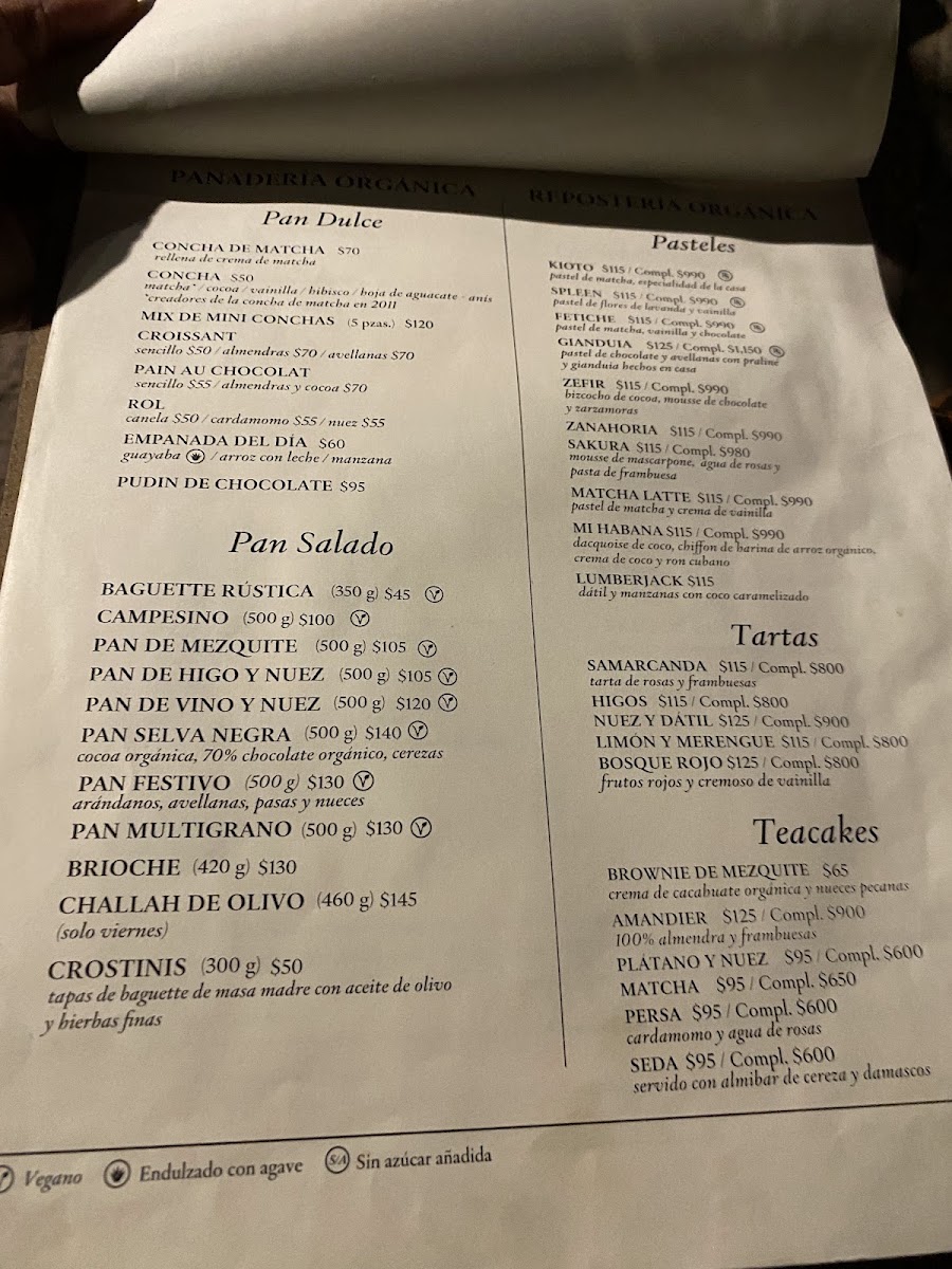 Cafe Ruta De La Seda Menu