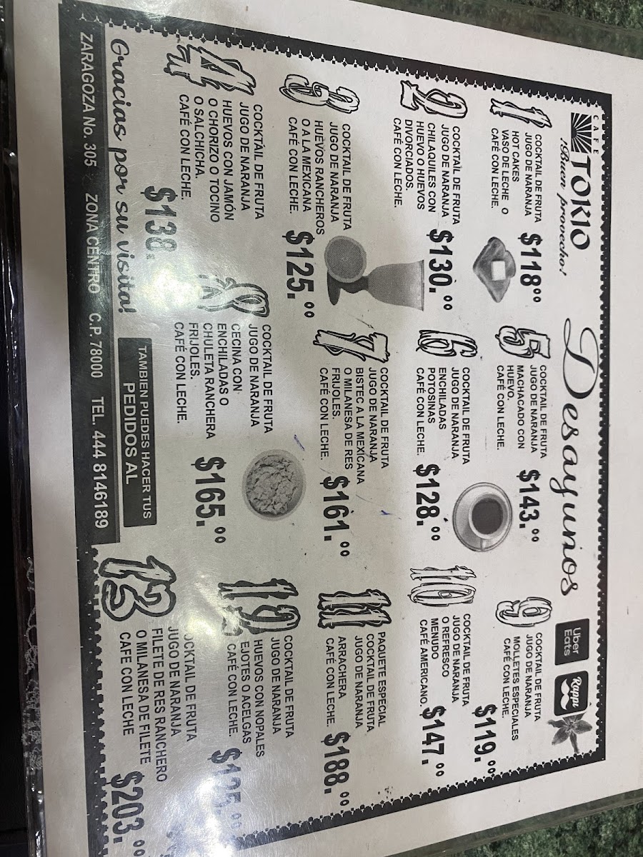 Cafe Tokio Menu Photo 9