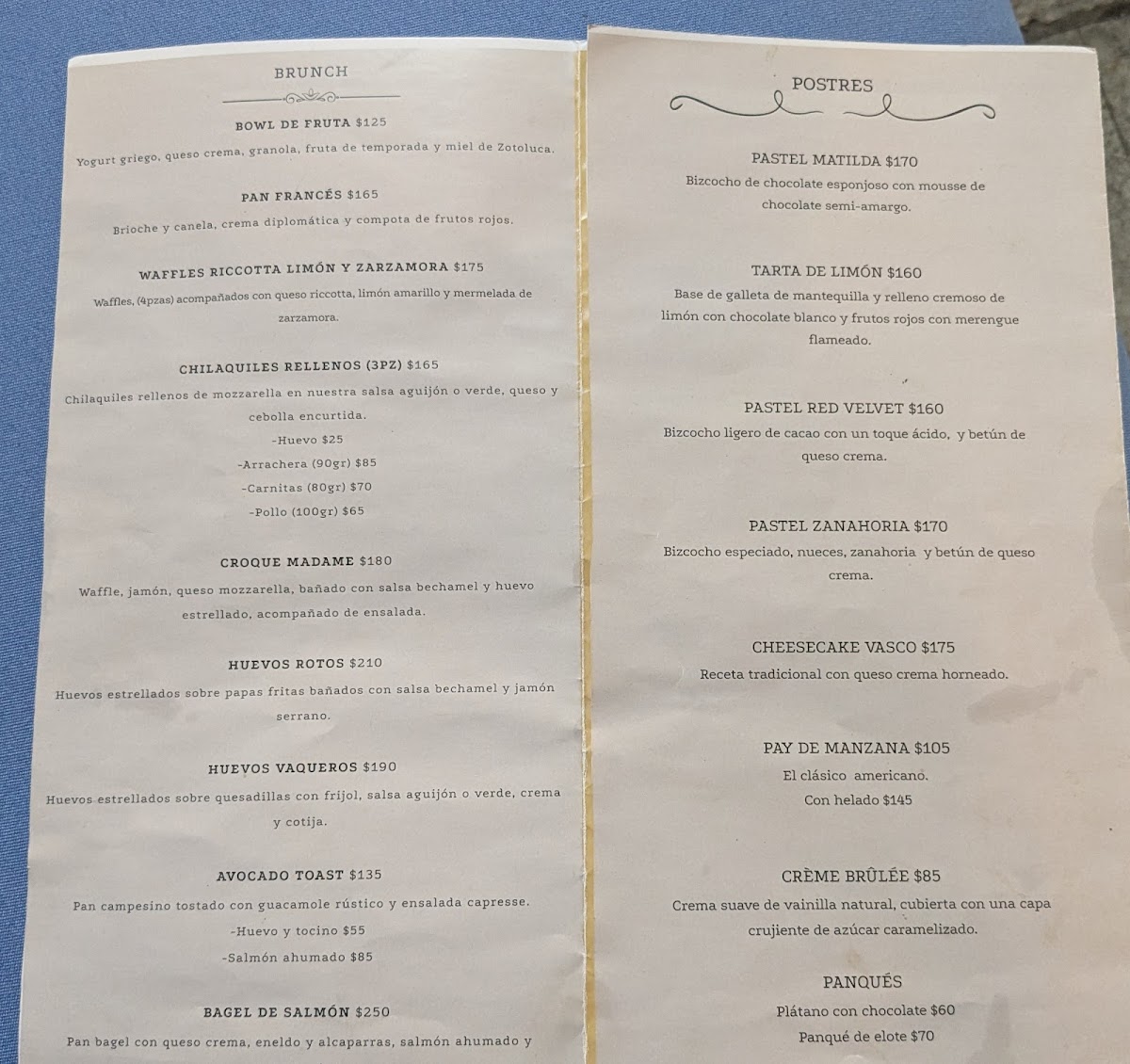 Cafe Tres Abejas Menu Photo 2