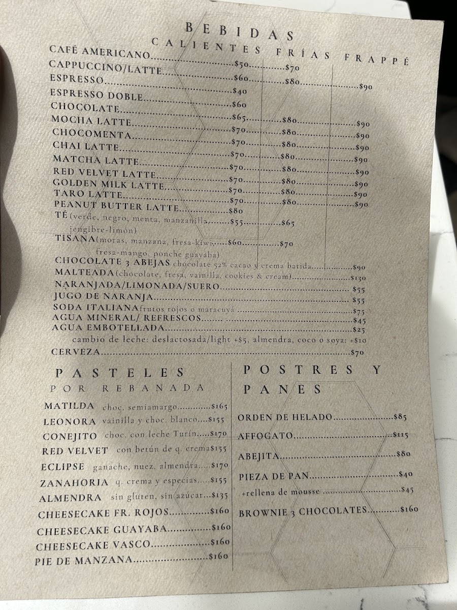 Cafe Tres Abejas Menu Photo 4