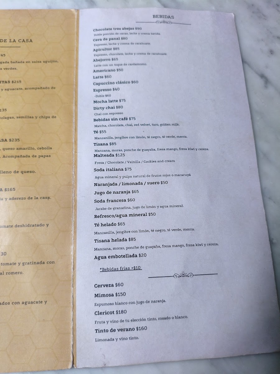 Cafe Tres Abejas Menu Photo 6