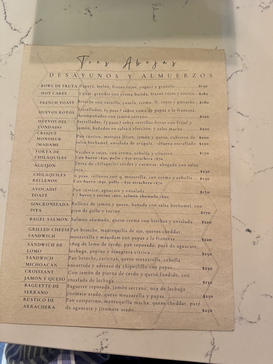 Cafe Tres Abejas Menu Photo 7